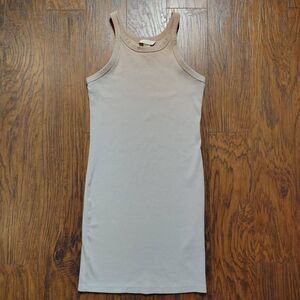 H&M ribbed bodycon racerback dress